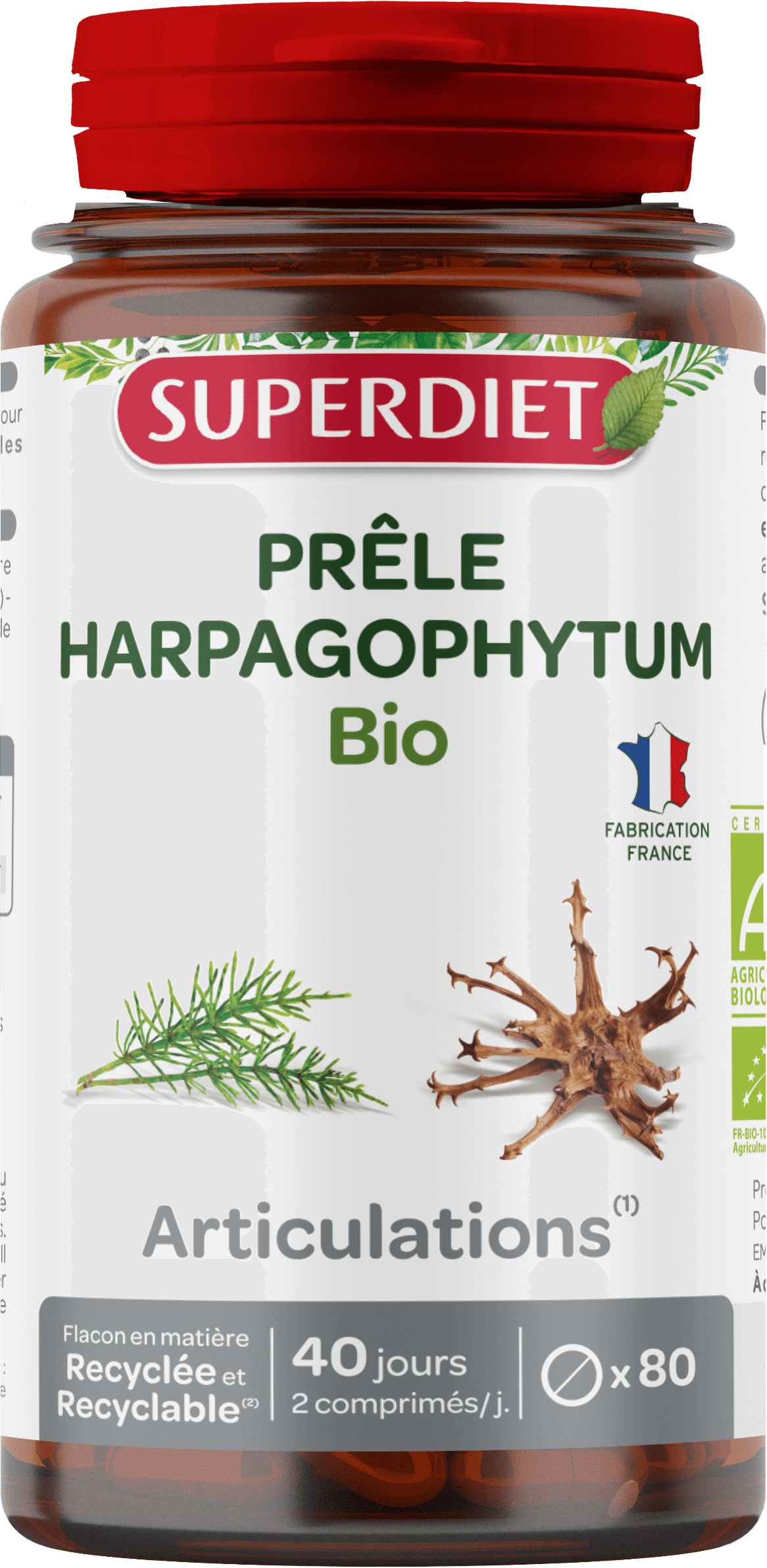 Super Diet Prêle - harpagophytum bio 80comp PL 483/203